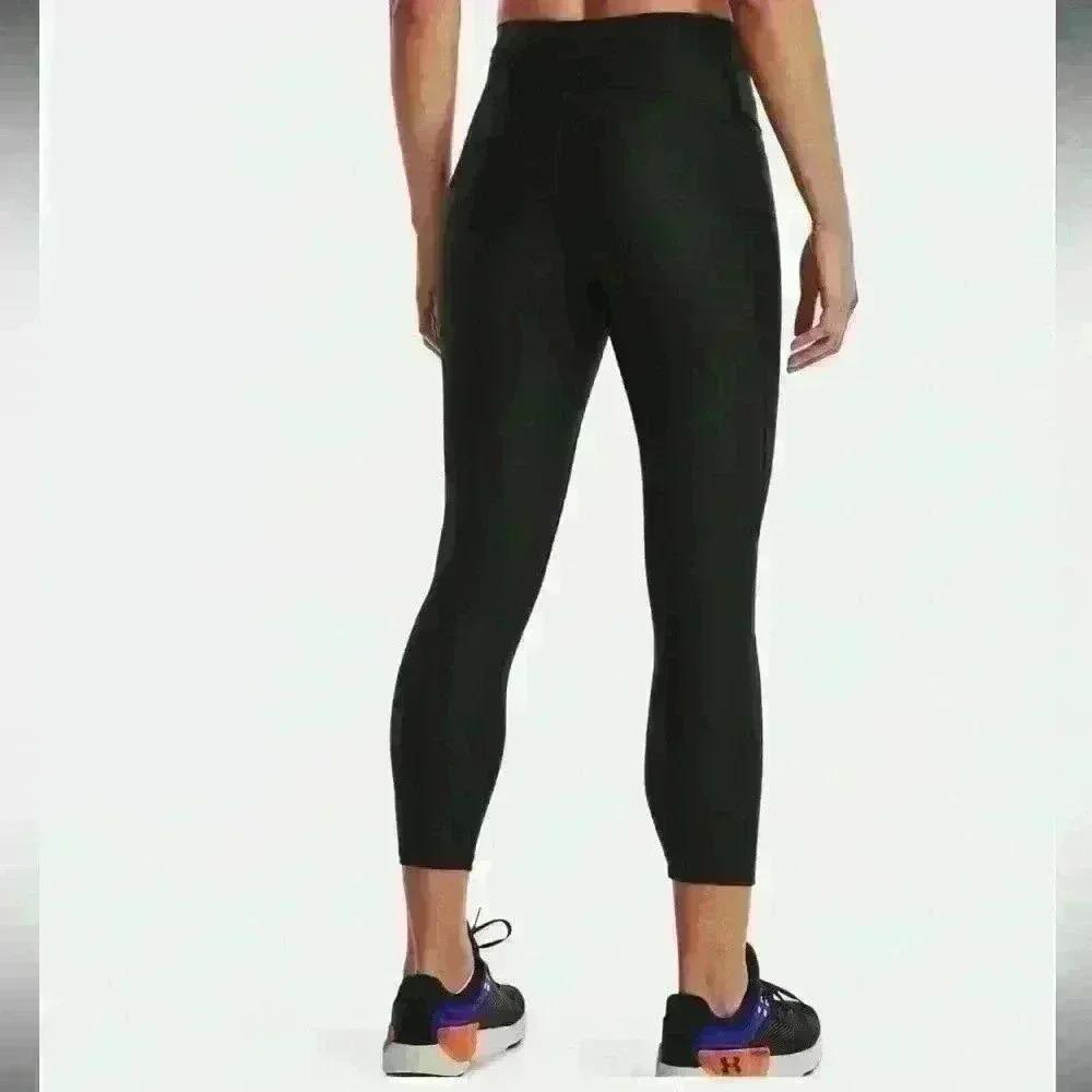 NWT Under Armour Women's No-Slip Waistband Compression High Rise Ankle Leggings - Picture 2 of 8